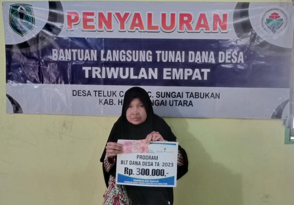 Penyaluran BLT-DD bulan Nopember